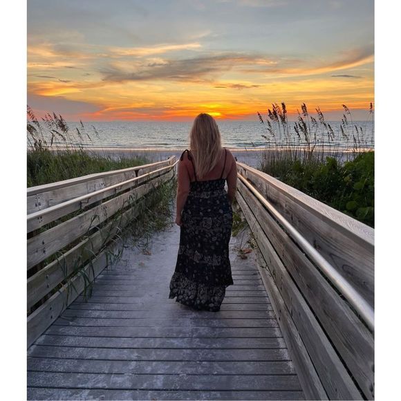Let's Smock About It Black Floral Print Tiered Maxi Slip Dress - Picture 16 of 16